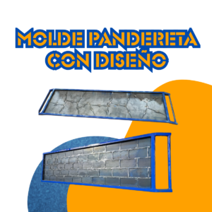 MOLDE PANDERETA CON DISEÑO